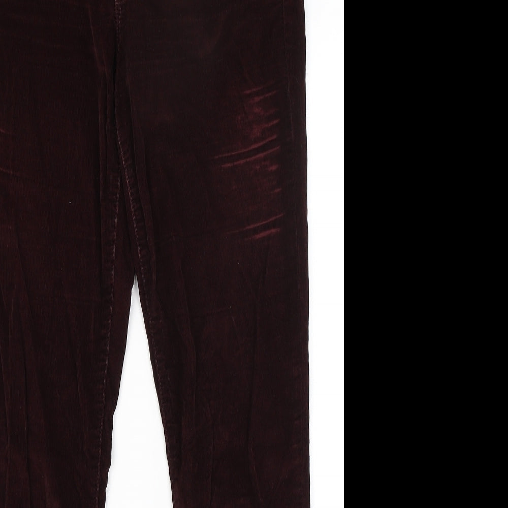 Womens UK Size 12 Gap Slim Fit Jegging Red Trousers