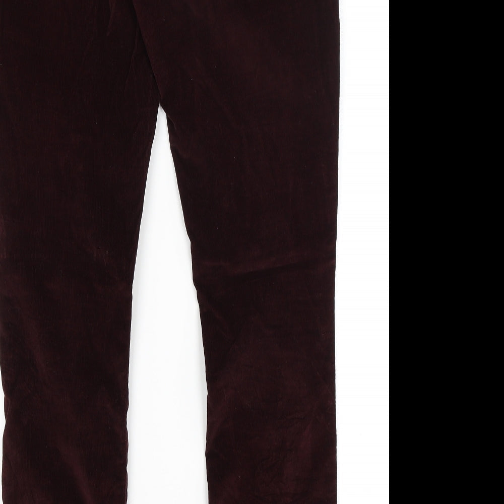 Womens UK Size 12 Gap Slim Fit Jegging Red Trousers