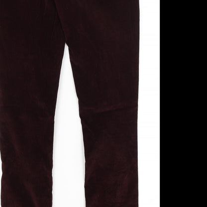 Womens UK Size 12 Gap Slim Fit Jegging Red Trousers