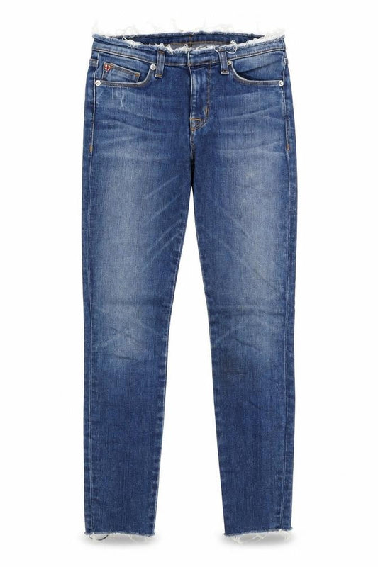 Womens UK Size 6 Hudson Slim Fit Skinny Blue Jeans