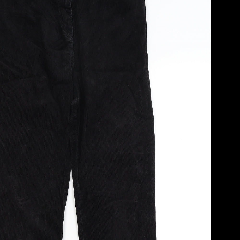 Womens UK Size 10 Marks and Spencer Regular Fit  Black Trousers