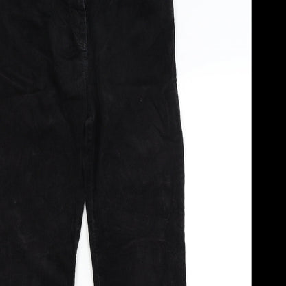 Womens UK Size 10 Marks and Spencer Regular Fit  Black Trousers