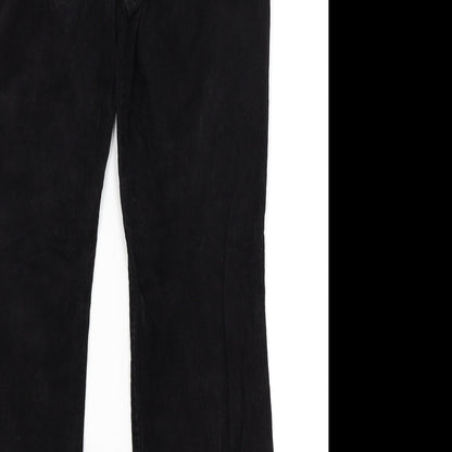 Womens UK Size 10 Marks and Spencer Regular Fit  Black Trousers