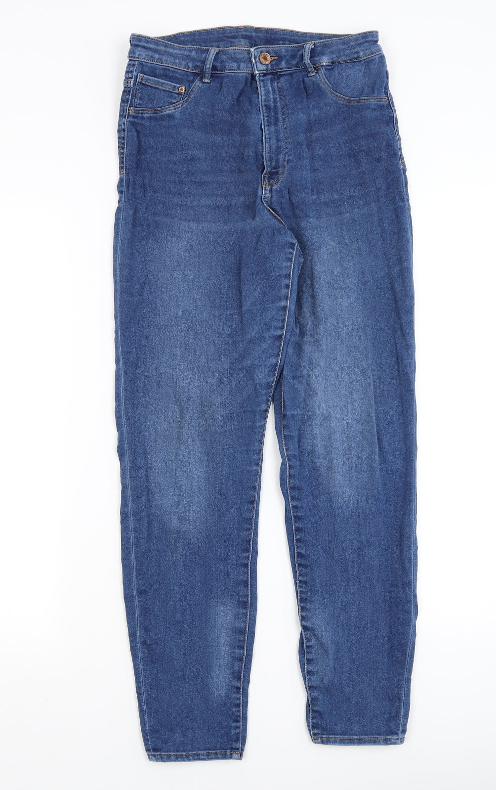Womens UK Size 10 H&M Slim Fit Jegging Blue Jeans