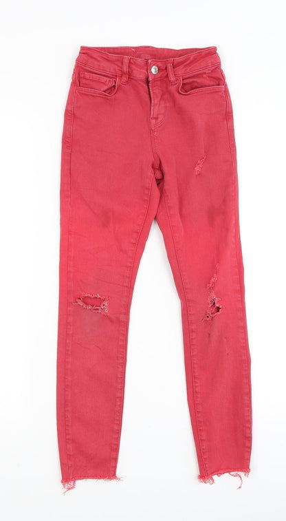 915 Generation Girls Red   Skinny Jeans Size 10 Years