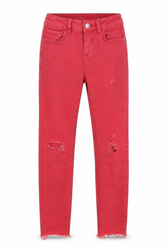 915 Generation Girls Red   Skinny Jeans Size 10 Years