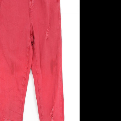 915 Generation Girls Red   Skinny Jeans Size 10 Years