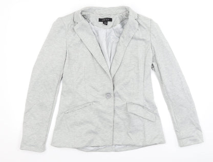 Amisu Womens Grey   Jacket Blazer Size 10