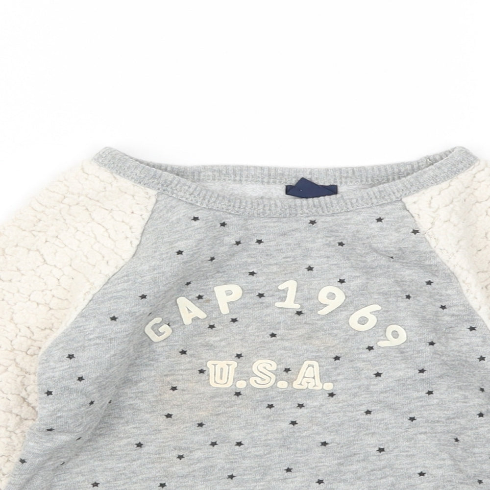 Gap Boys Grey   Pullover Sweatshirt Size 2 Years