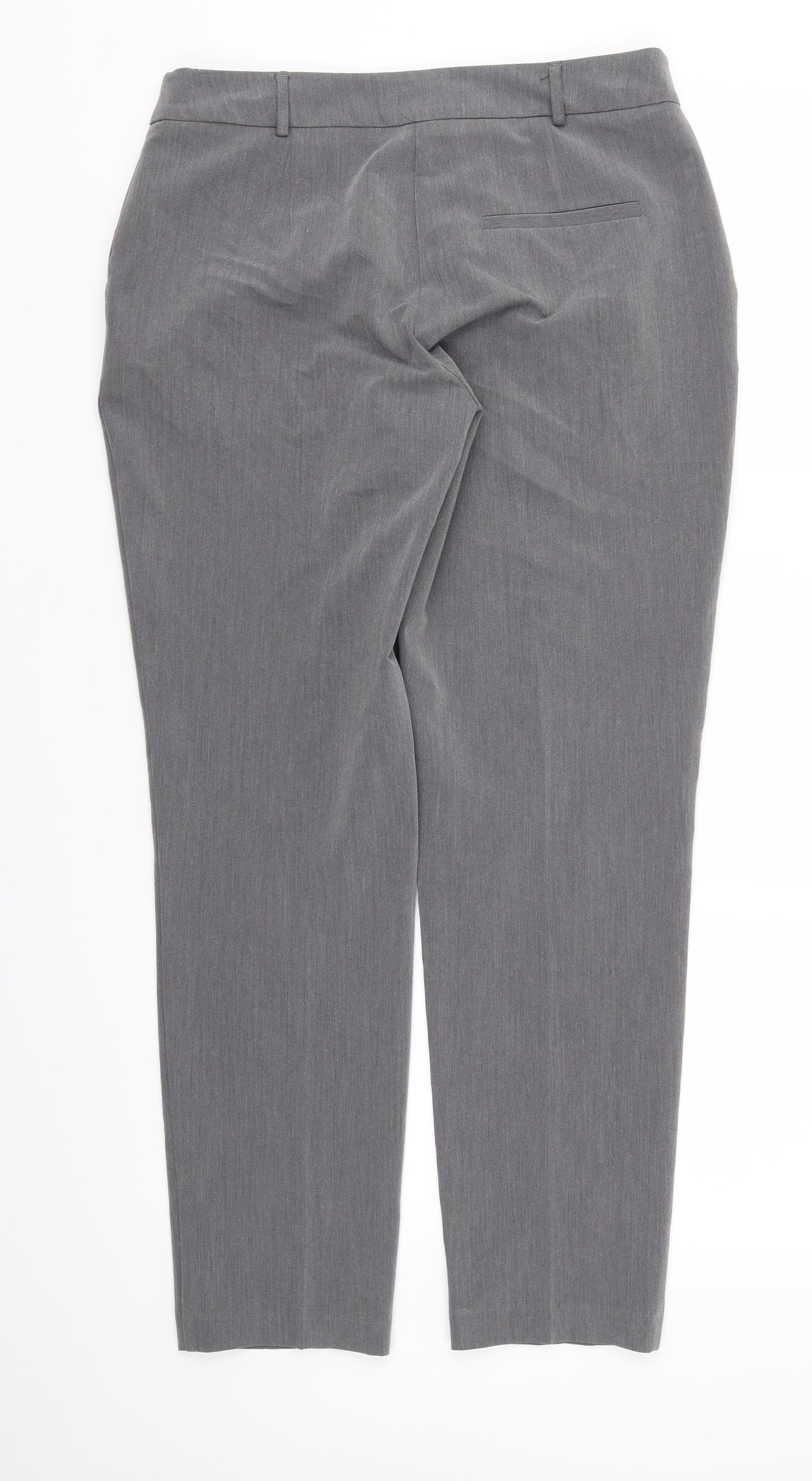 Womens UK Size 10 Dorothy Perkins Regular Fit  Grey Trousers