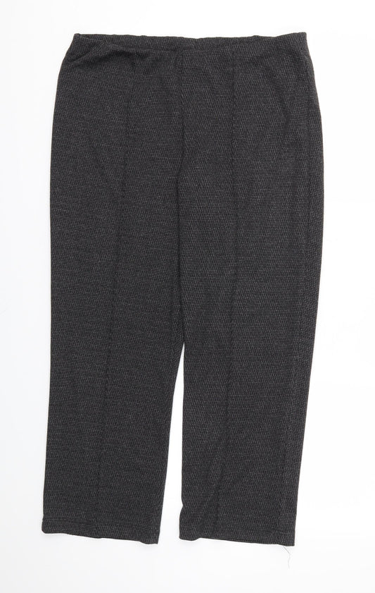 Womens UK Size 14 BM Regular Fit  Grey Trousers