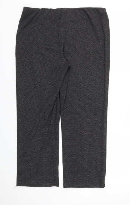 Womens UK Size 14 BM Regular Fit  Grey Trousers