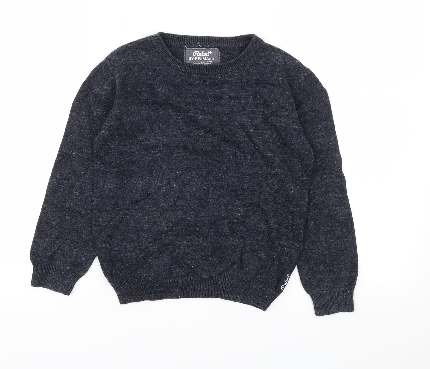 Primark Boys Blue   Pullover Sweatshirt Size 6-7 Years
