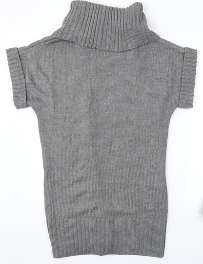 H&M Womens Grey   Jumper Dress  Size M