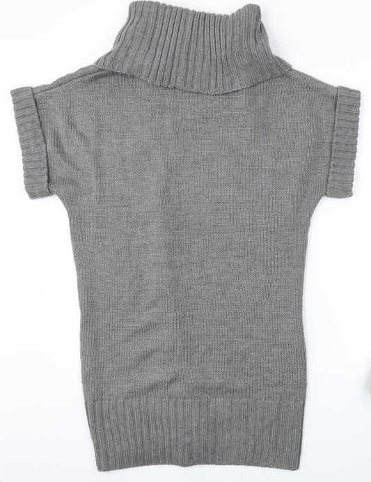 H&M Womens Grey   Jumper Dress  Size M