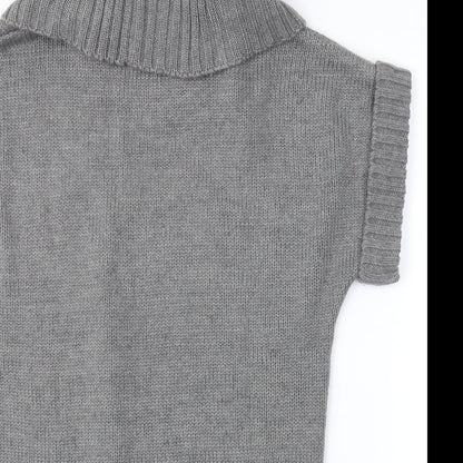 H&M Womens Grey   Jumper Dress  Size M