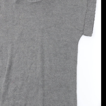 H&M Womens Grey   Jumper Dress  Size M