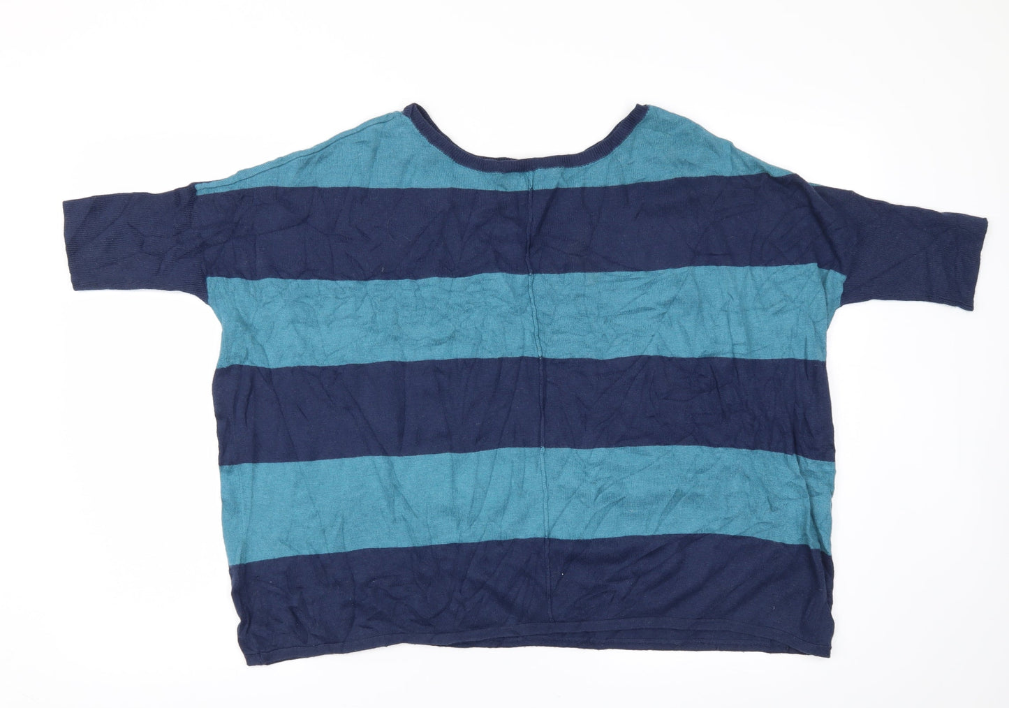 Womens UK Size 10 Dorothy Perkins Blue Basic T-Shirt
