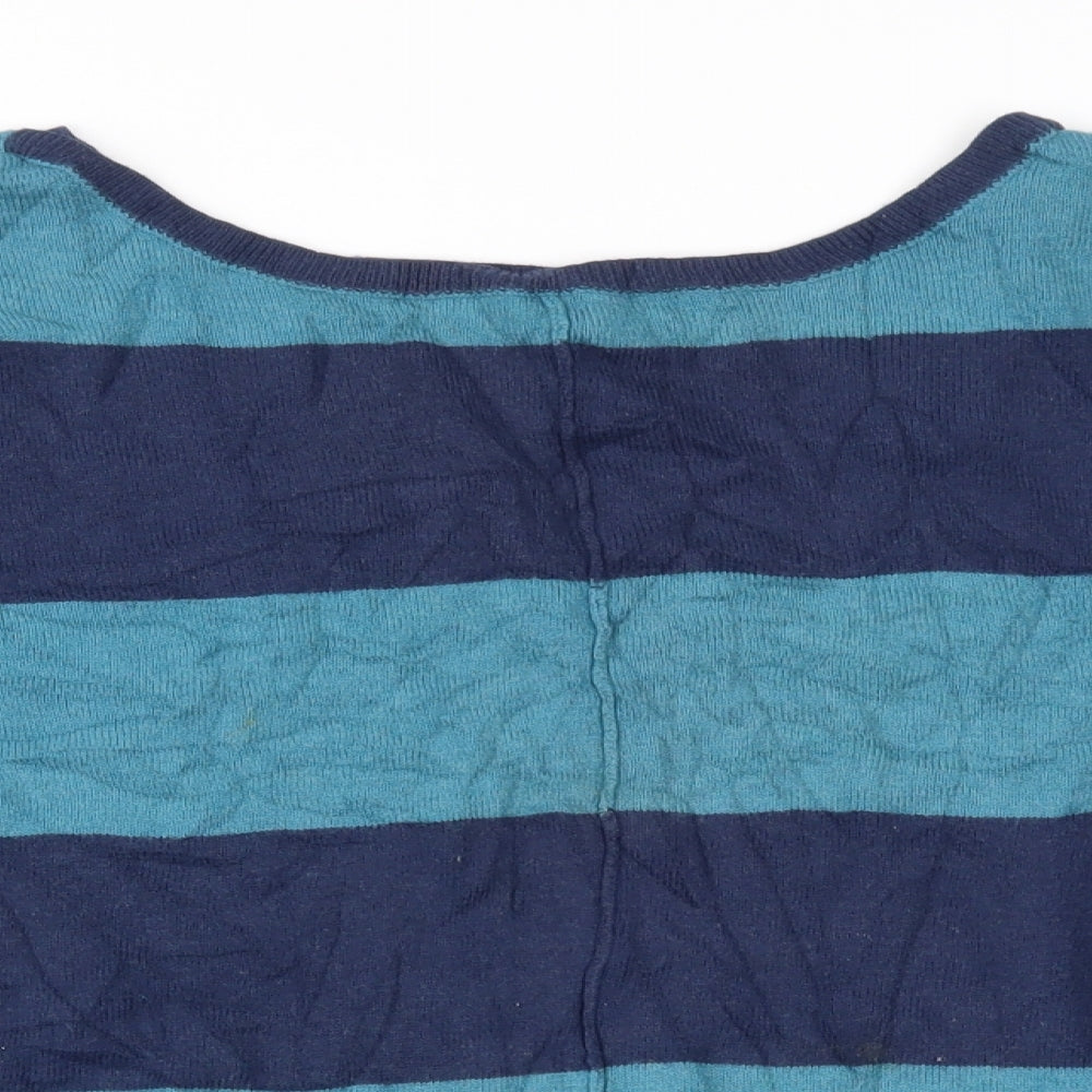 Womens UK Size 10 Dorothy Perkins Blue Basic T-Shirt