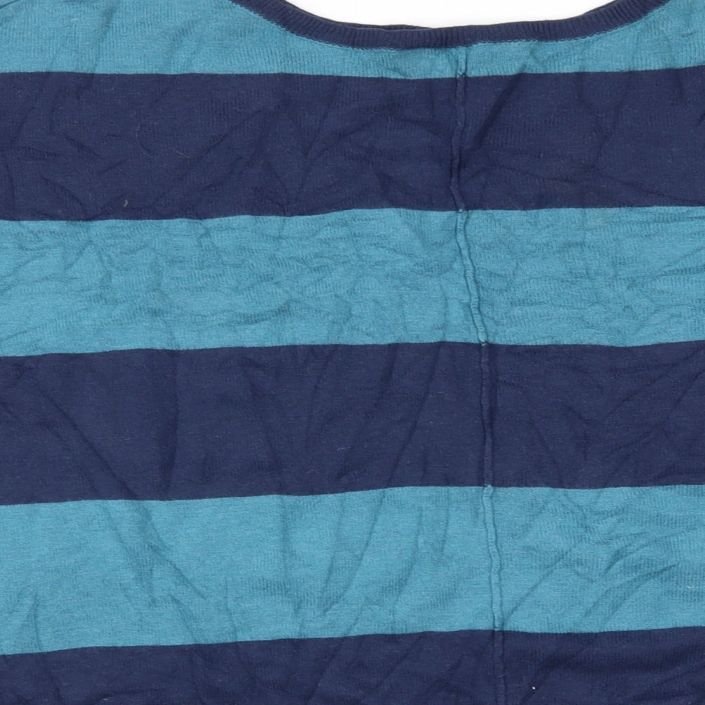 Womens UK Size 10 Dorothy Perkins Blue Basic T-Shirt