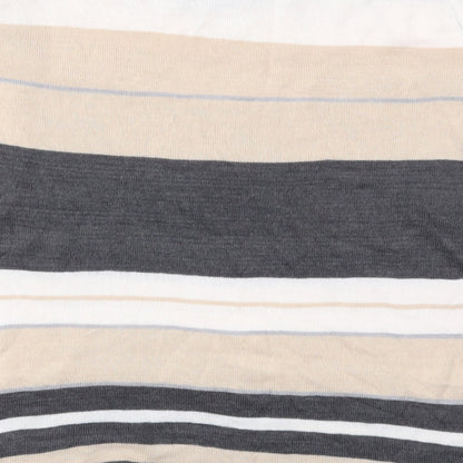 Womens UK Size M Isle Ivory Basic T-Shirt
