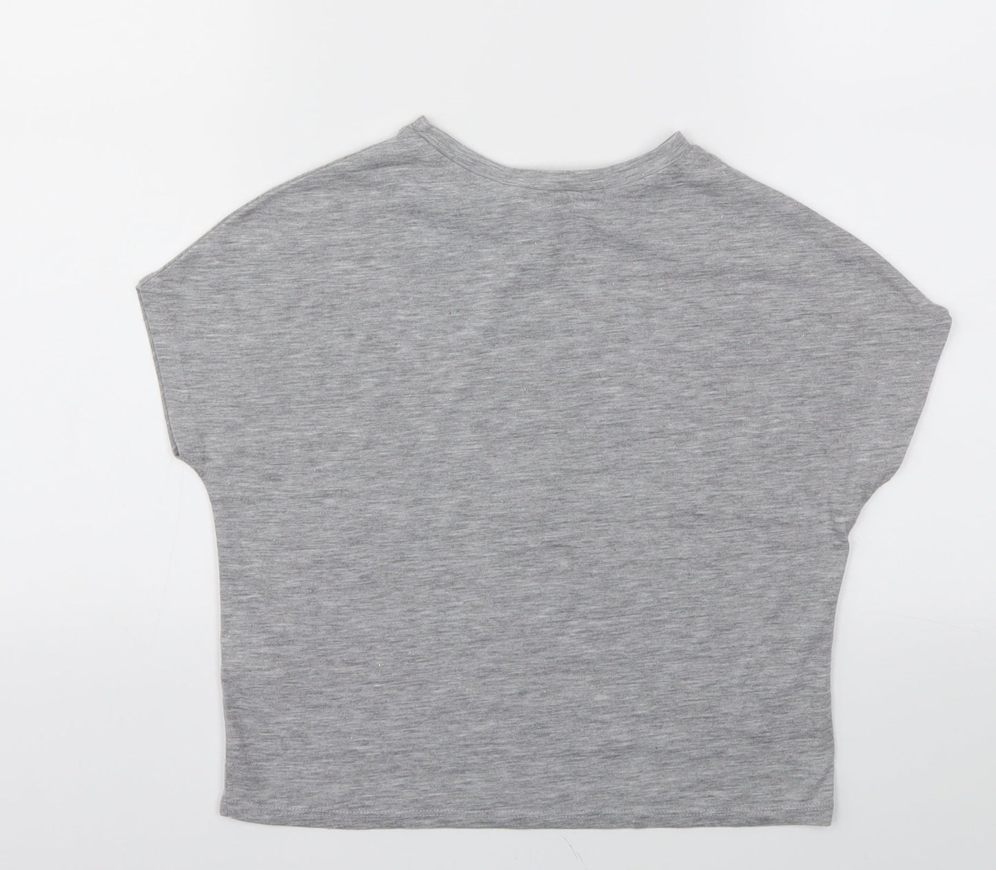 River Island Girls Grey   Basic T-Shirt Size 5-6 Years