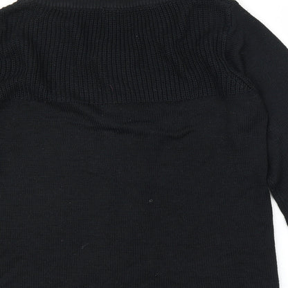 Estelle Womens Black   Cardigan Jumper Size XL