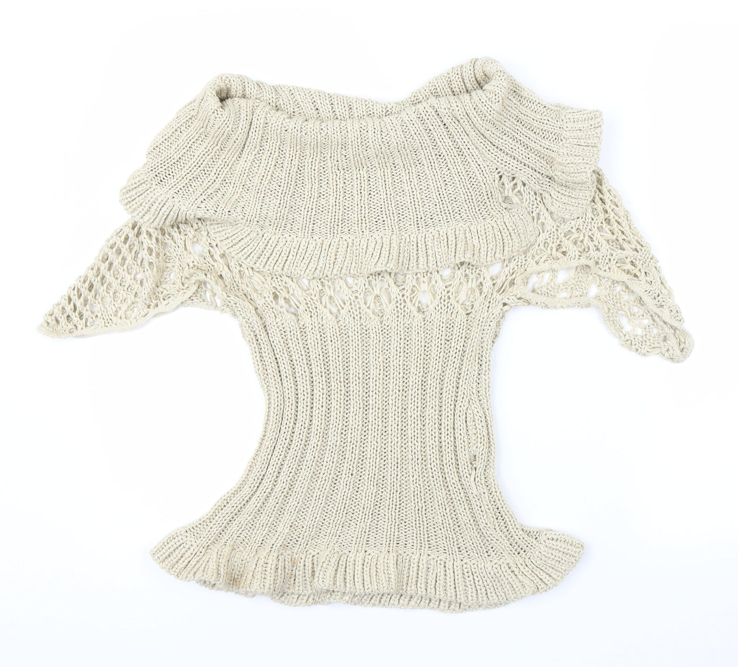 Ogo Womens Beige   Pullover Jumper Size S