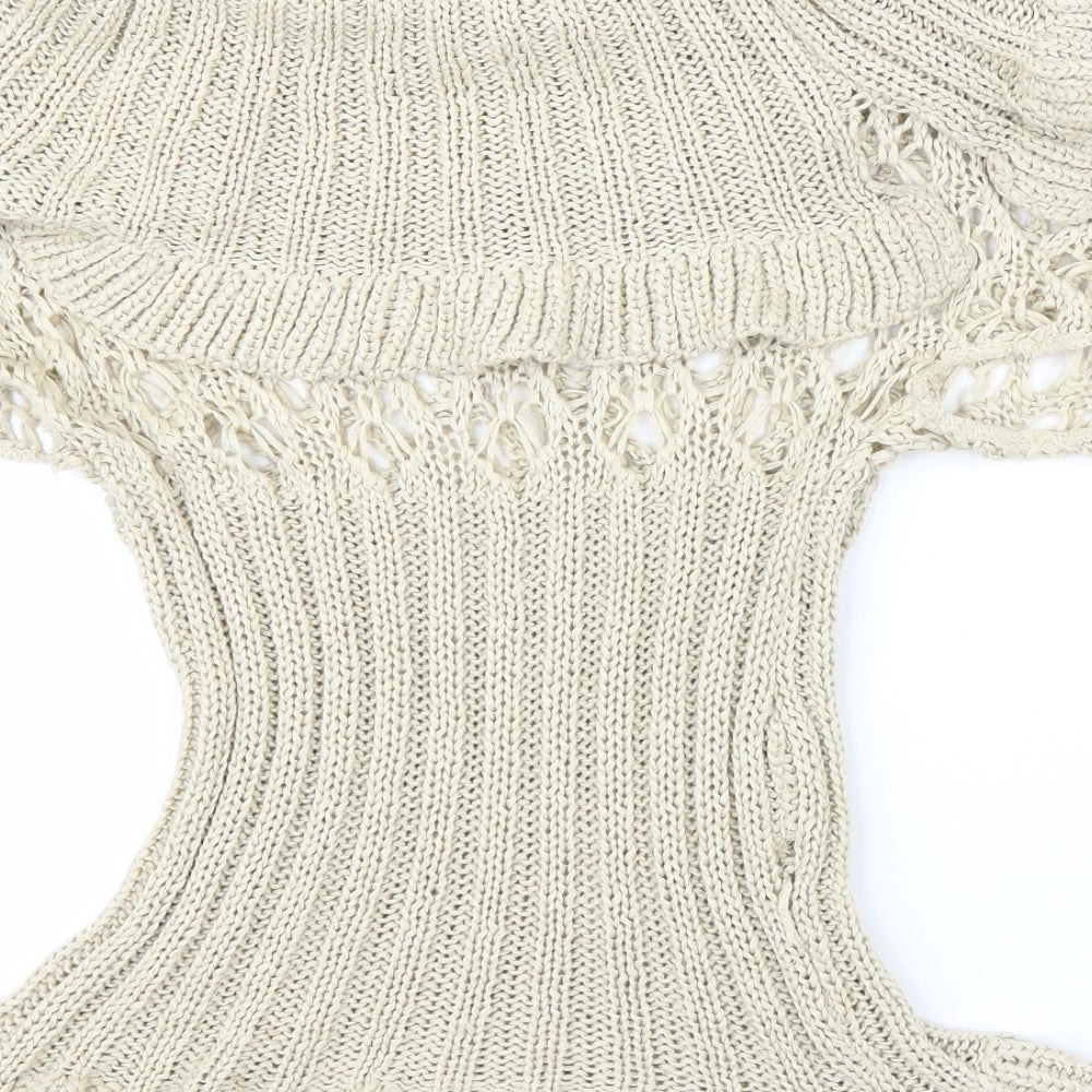 Ogo Womens Beige   Pullover Jumper Size S