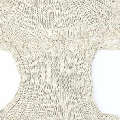 Ogo Womens Beige   Pullover Jumper Size S
