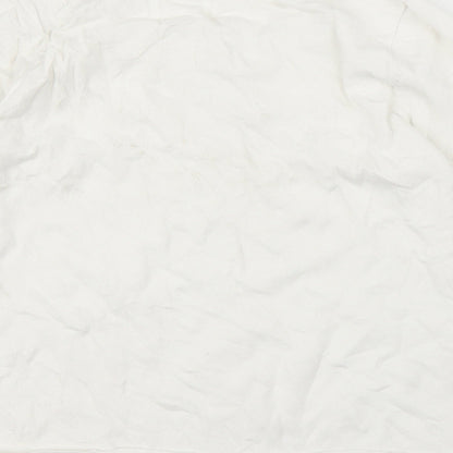Womens UK Size M Sky Designs White Basic Blouse