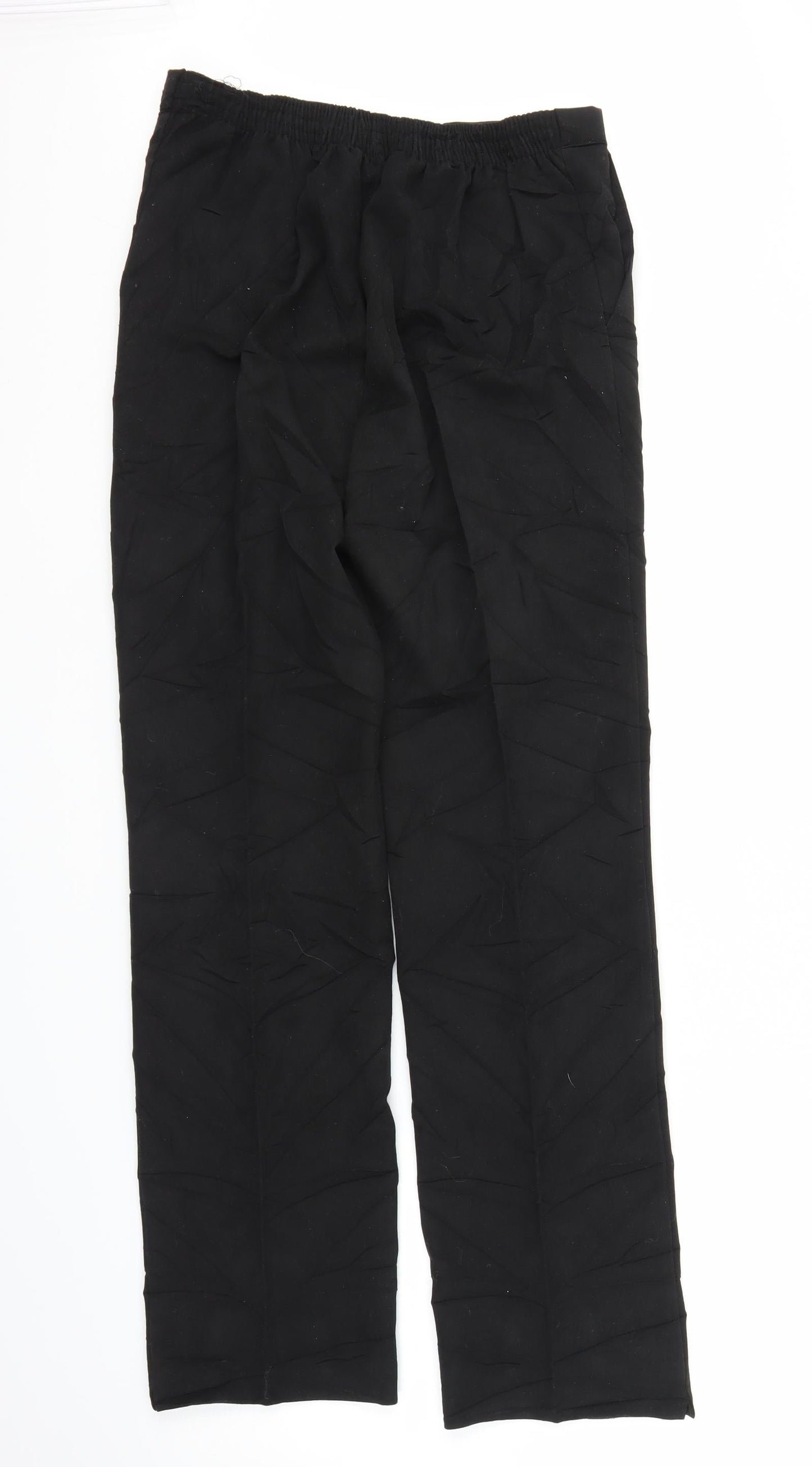 Al Paradise Womens Black   Pedal Pusher Trousers Size 12 L27 in