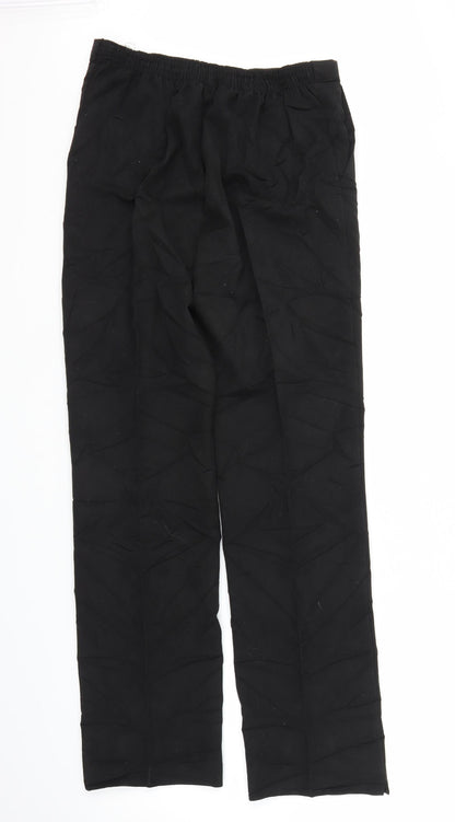 Al Paradise Womens Black   Pedal Pusher Trousers Size 12 L27 in