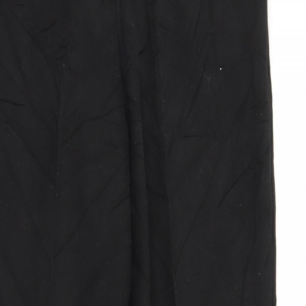 Al Paradise Womens Black   Pedal Pusher Trousers Size 12 L27 in