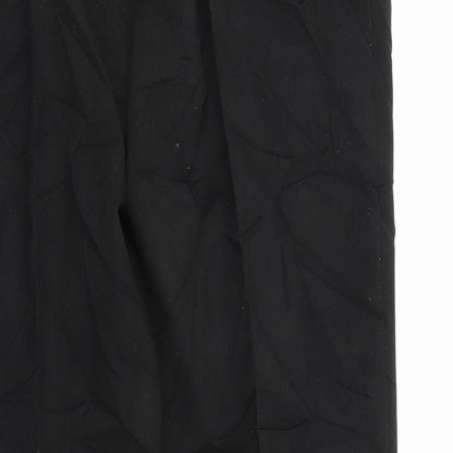 Al Paradise Womens Black   Pedal Pusher Trousers Size 12 L27 in