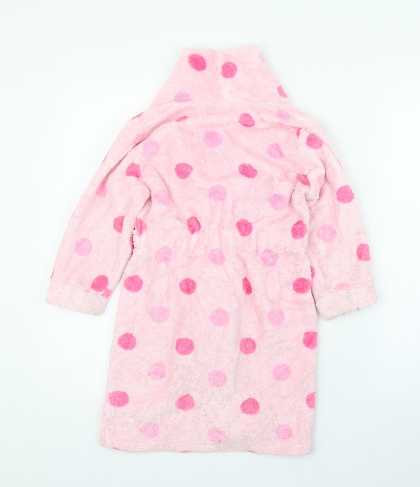 Mini Club Girls Pink Spotted  Capri Robe Size 4-5 Years