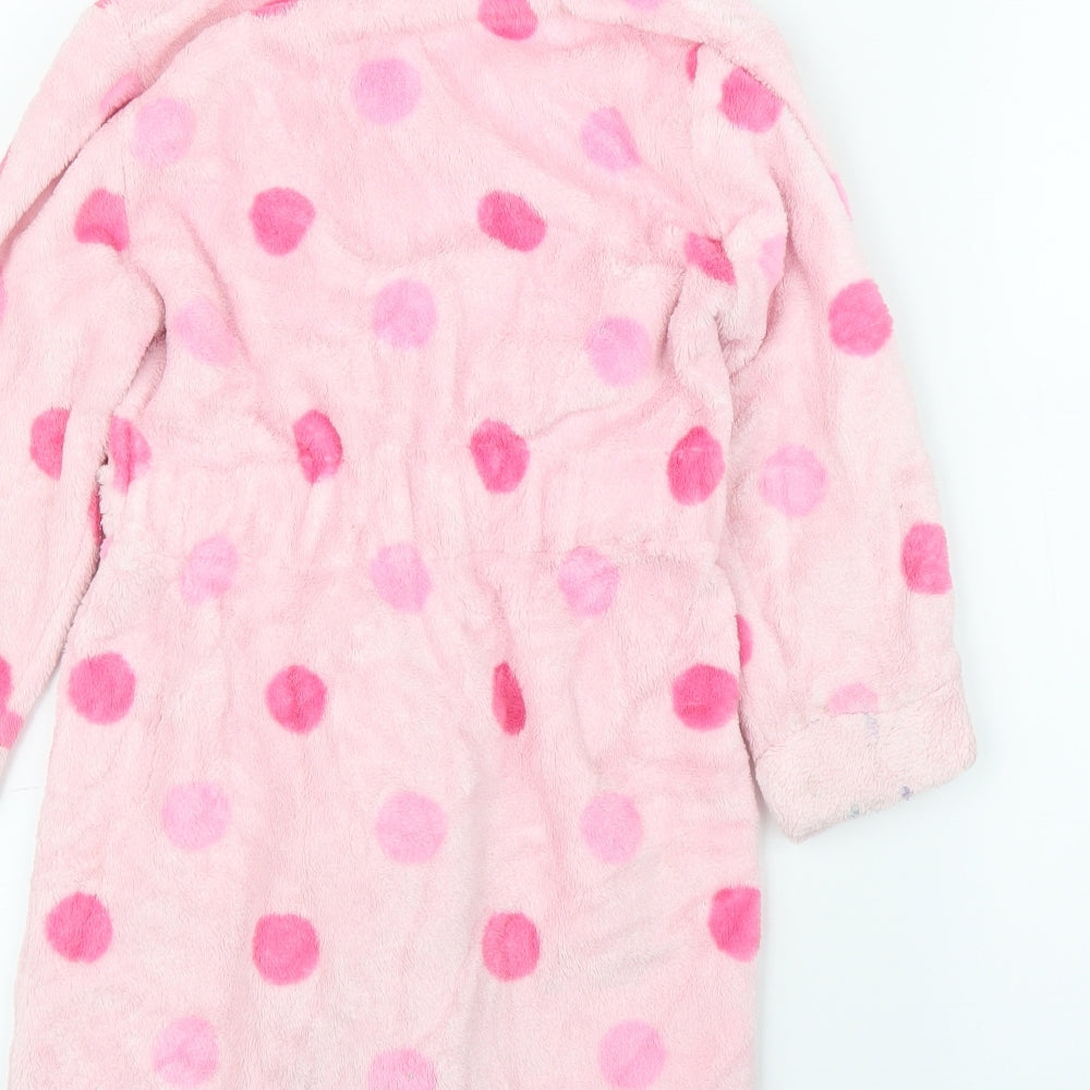 Mini Club Girls Pink Spotted  Capri Robe Size 4-5 Years