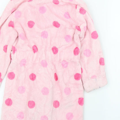 Mini Club Girls Pink Spotted  Capri Robe Size 4-5 Years