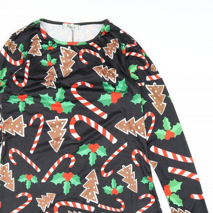 Fashion Womens Black   A-Line  Size L  - Christmas
