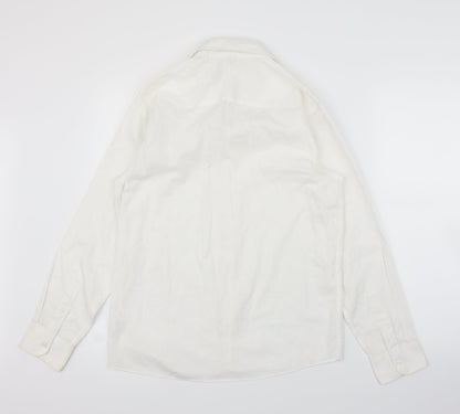 Back Up Boys White   Basic Button-Up Size 13 Years