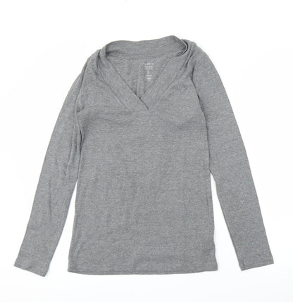 Womens UK Size S Gap Grey Basic T-Shirt