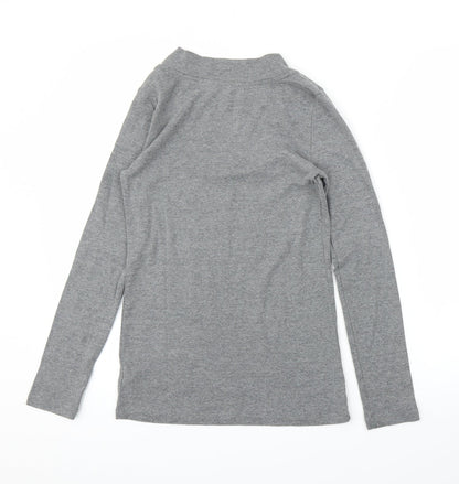 Womens UK Size S Gap Grey Basic T-Shirt