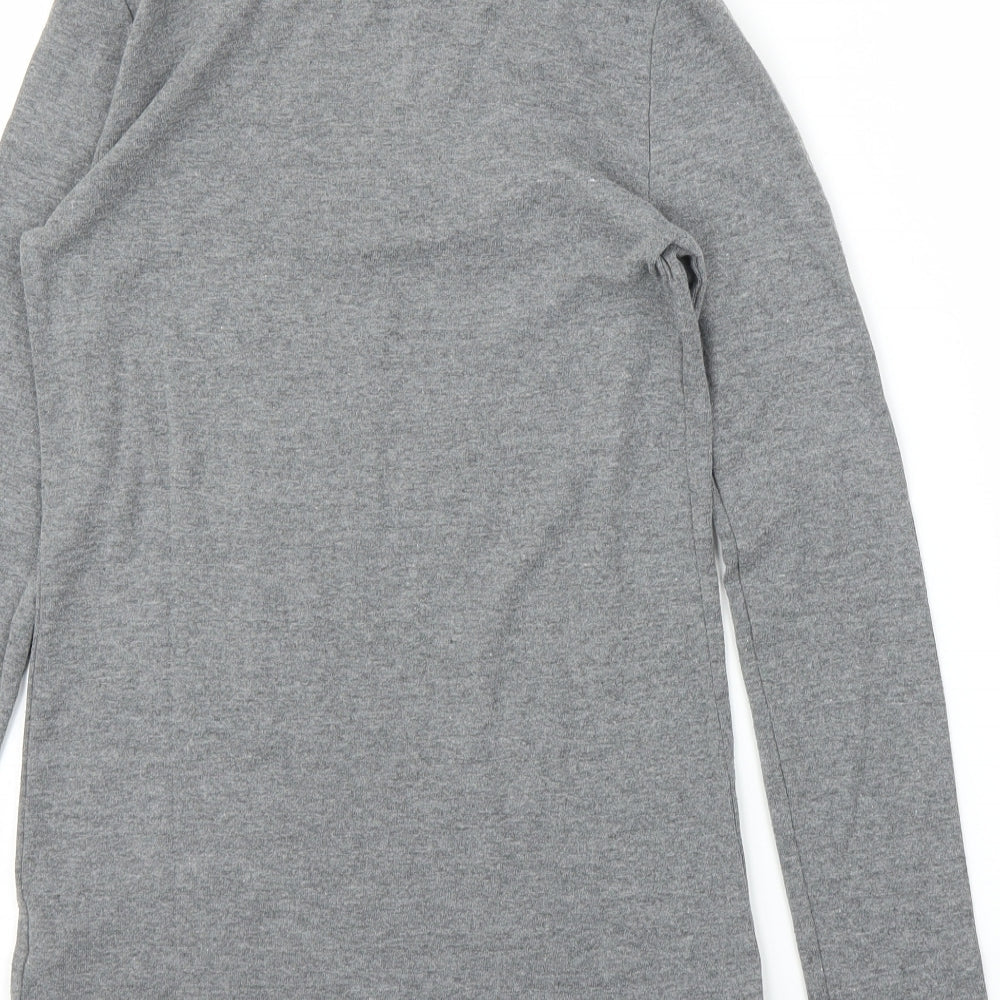 Womens UK Size S Gap Grey Basic T-Shirt