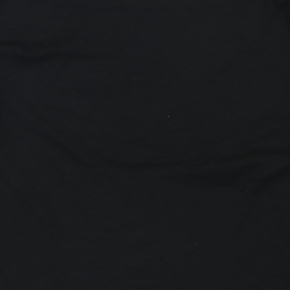 Jan Eva Womens Black   Basic T-Shirt Size 12