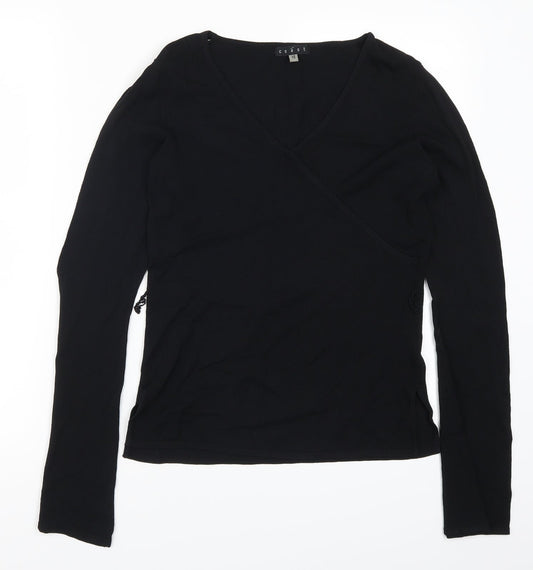 Coast Womens Black   Basic T-Shirt Size 14