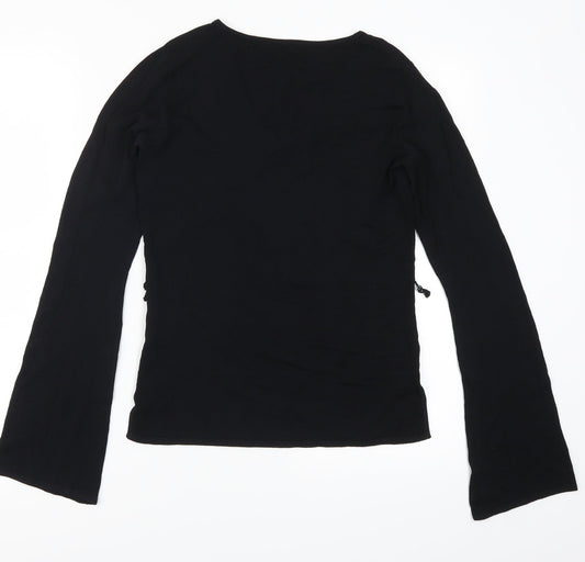 Coast Womens Black   Basic T-Shirt Size 14