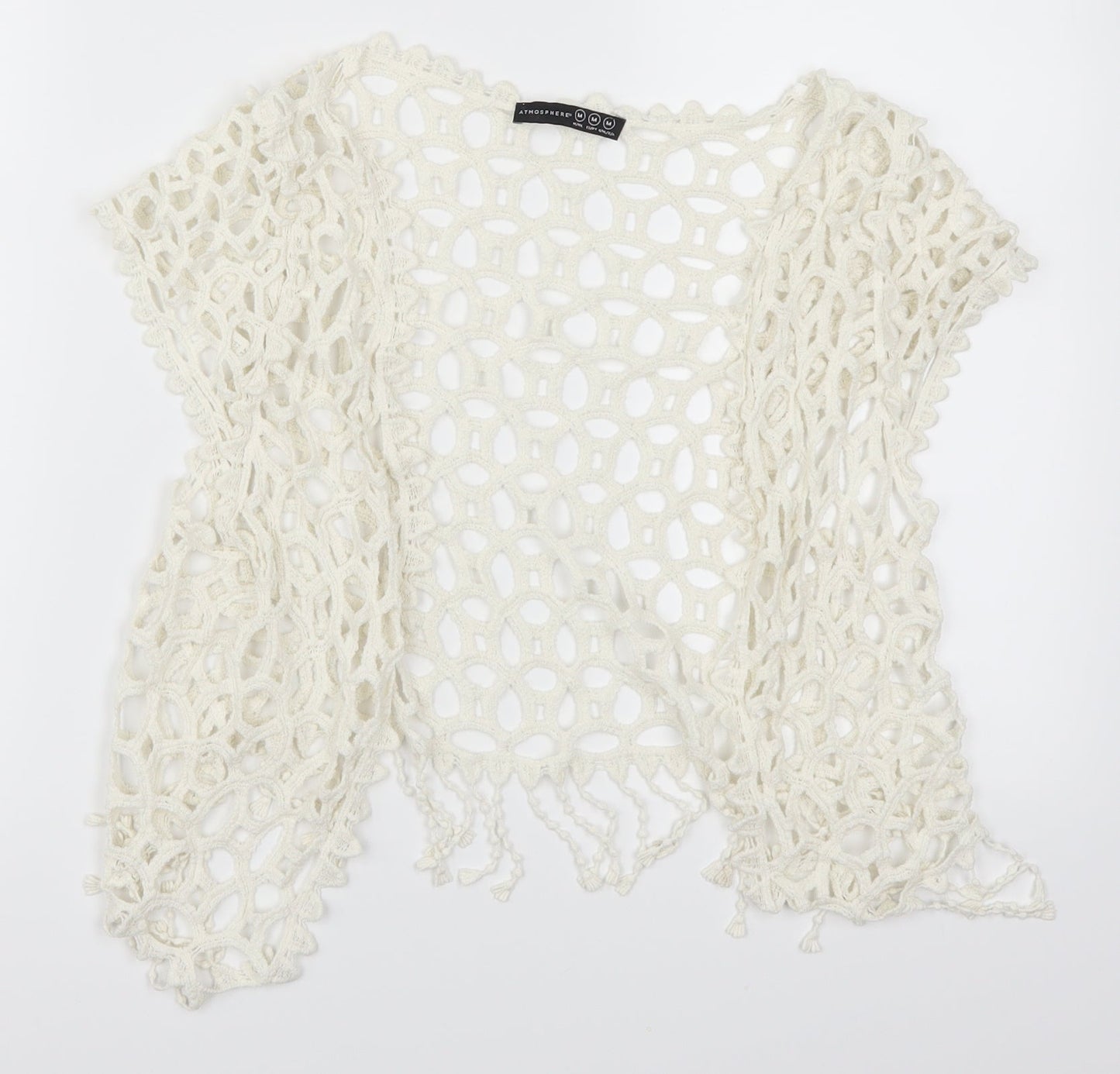 Atmosphere Womens White   Cardigan Jumper Size M