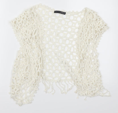 Atmosphere Womens White   Cardigan Jumper Size M