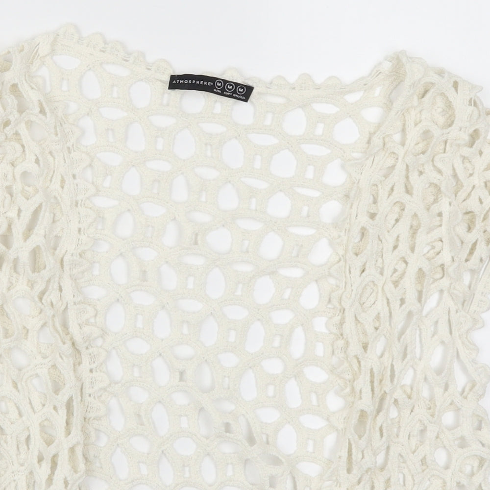 Atmosphere Womens White   Cardigan Jumper Size M
