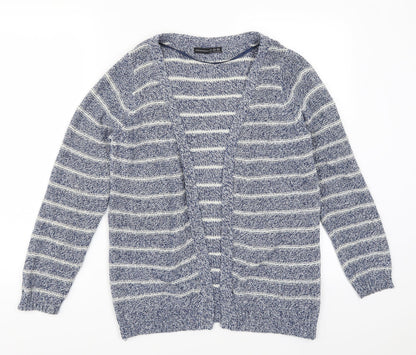 Atmosphere Womens Blue Striped  Cardigan Jumper Size 6